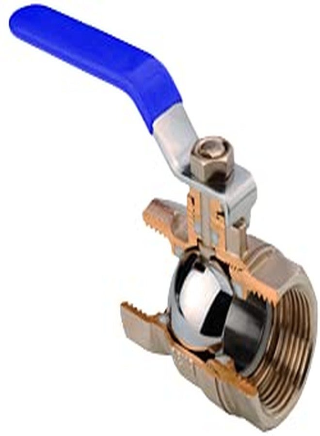 HOSEMART صمام كروي نحاسي مطروق شديد التحمل من هوزمارت مقاس 3/8 بوصة، ملولب أنثوي BSP مقاس 3/8 بوصة (3/8 بوصة (10 مم)) - Image 2